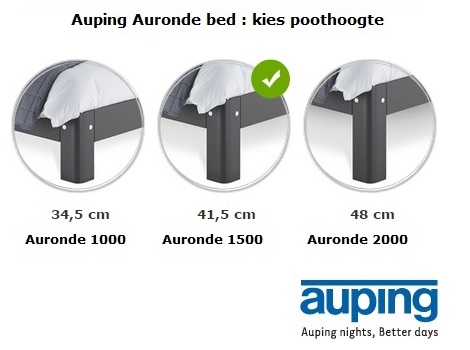 Auping auronde poothoogte 1000,1500,2000 